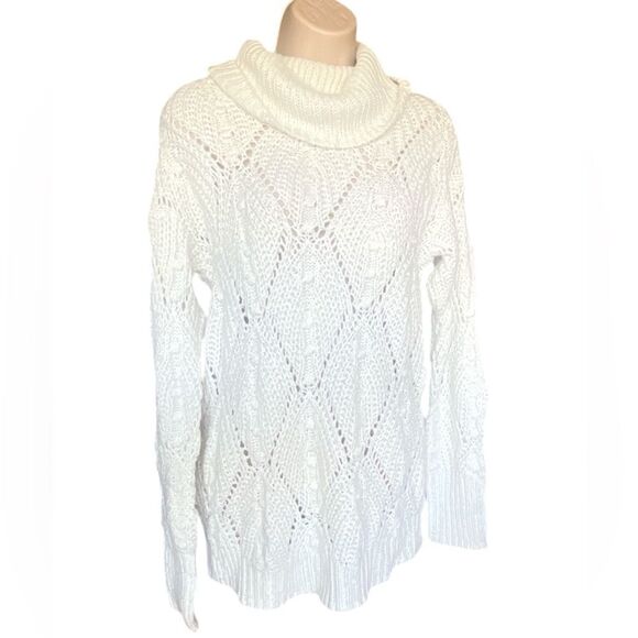A New day sweater top knit in white silver - Picture 1 of 6